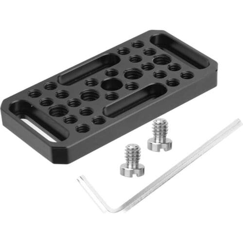 Multi-Function Aluminium Alloy Video Switching Cheese Plate Camera Easy Plate for Camera Cage Railblocks Dovetails Short Rods