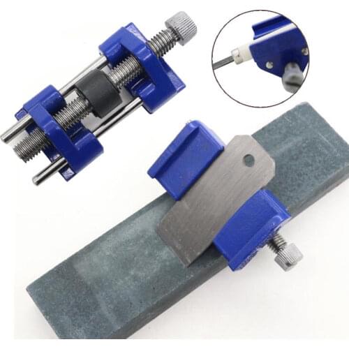 Adjustable Side Clamping Fixed Angle Honing Guide Jig Precision Manual Grinding Chisel Iron Planer Blade Sharpener Tool