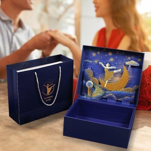 Valentines Day Gift Case Box Organizer With Lid Party Favors Goodie Gift Boxes Wedding Packaging Storage Decorations Supplies