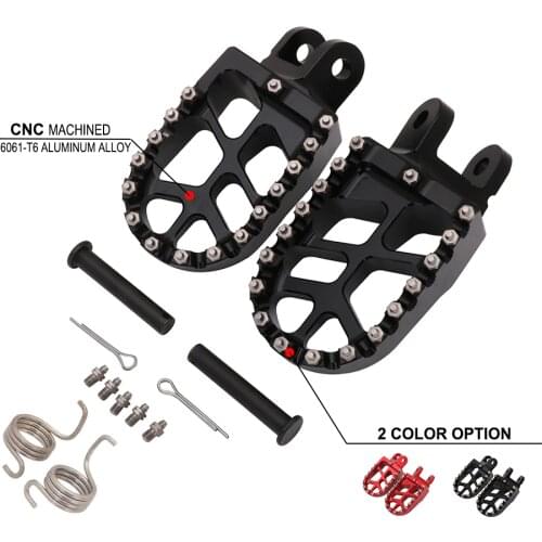 Motorcycle CNC Foot Pegs Pedals Rests Footpegs For HONDA CR80R CR85R CRM250 XR250R XR400R XR600R XR650L XR650R CRF1000L CRF230L