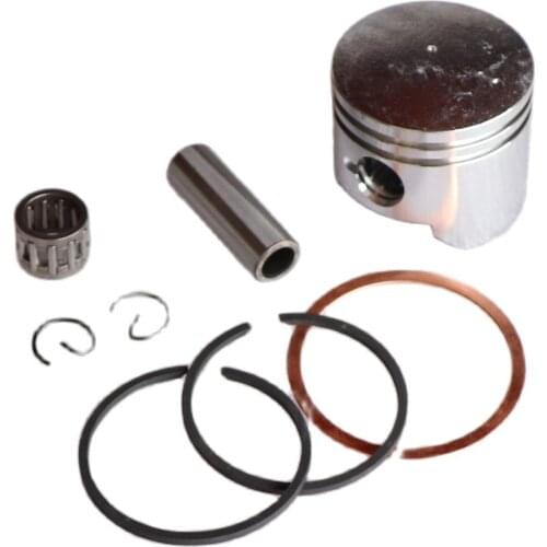 Motorcycle Engine Piston 44mm 44-6 for 2 Stroke 47cc 49cc Pocket Dirt Pit Bike ATV Quad Engine with Piston Ring, Pin bearing