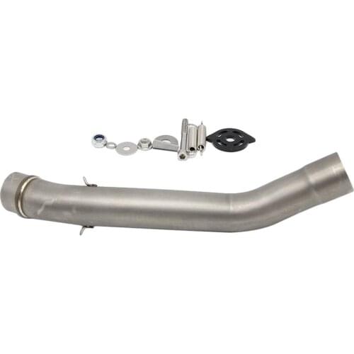 Durable Exhaust Mid Link Adapter Tube Motorbike Exhaust Mid Pipe Link Pipe Corrosion Resistance