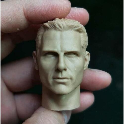 Blank 1/6 Scale Eyes Wide Shut Tom Cruise Head Sculpt Unpainted Fit 12" Figure