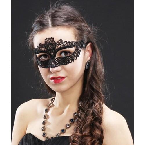 Halloween Props Lace Mask Cutout Eye Mask For Masquerade Party Masks Fancy Decor Costumes Carnival Blindfold Half Face Mask