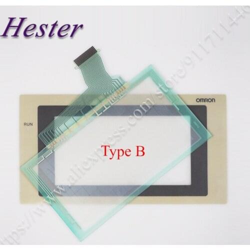 Touch Screen Glass Panel Digitizer for Omron NT21-ST121B-E NT21-ST121 Touchpad and Protective Film Overlay