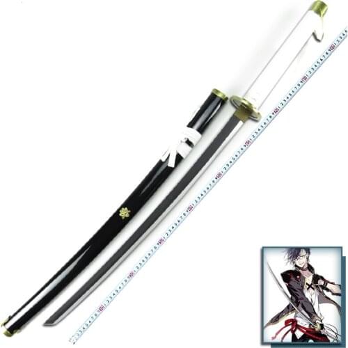 Touken Ranbu Online Akashi Kuniyuki Wooden Sword Game Character Cosplay Katana Samurai Sword Performance Props Halloween gift