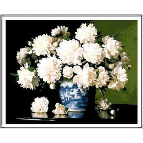 Embroidery Package Hot Sell Best Quality Cross Stitch Kits Whellote Chrysanthemum Flower Free Shipping