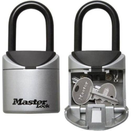 Master Lock 5406D Key Lock Box Padlock 3 Digit Combination Keys Storage Portable Lock Box Indoor Outdoor Weatherproof Safe Boxes