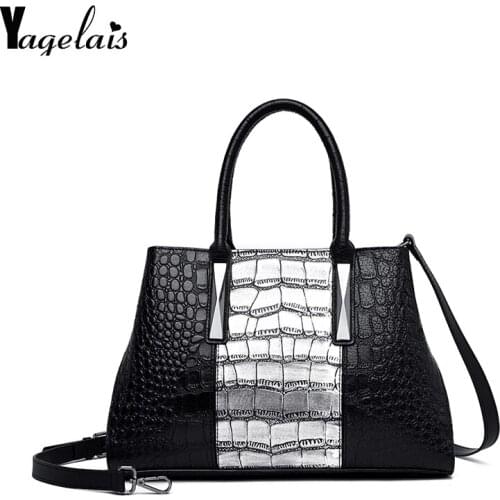 2019 Women Genuine Leather Handbags Fashion Tote Bag Brand Female Luxury Shoulder Bags Handbag Messenger Bolsa Sac