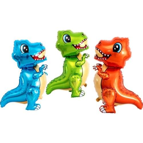 3D Assembly Dinosaur Balloon Childrens Toy Birthday Party Wedding Decoration Arrangement Aluminum Foil Balloon Wholesale