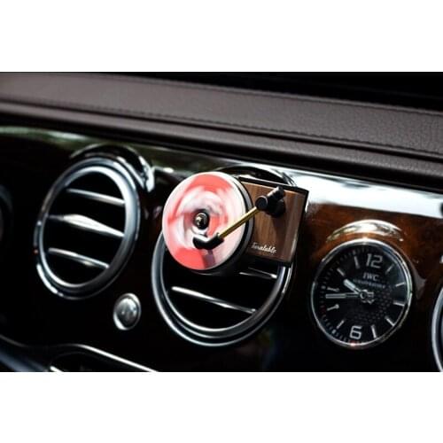 Car Air Freshener Record player Car Perfume Phonograph Auto Air Vent Clips Interior Accessories