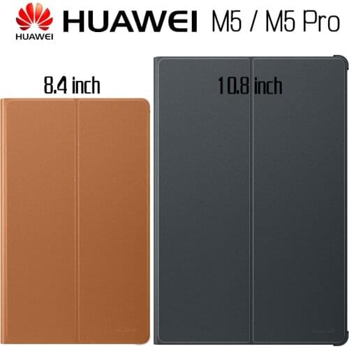 Huawei M5 10.8 Case 100% Official Original HUAWEI Mediapad M5 Pro Smart Leather FLip Cover Kickstand Case Mediapad M5 8.4 inch