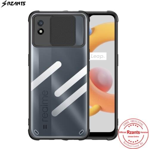 Rzants For OPPO Realme C11 2021 Realme C20 Case [Lens Protection] Slim Crystal Clear Cover Double Soft Casing