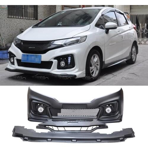 Black Front Bumper Body Kit For Honda FIT JAZZ 2014-2016 FRONT BUMPER (CN & JDM)