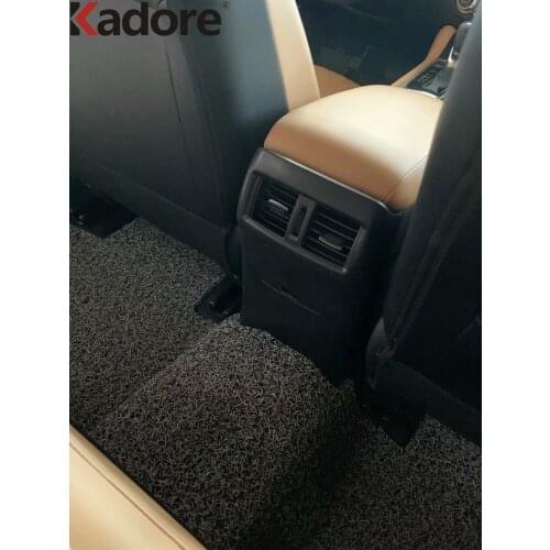 For Nissan Sentra Bluebird Sylphy Almera 2020 2021 Carbon Fiber Car Interior Rear Seat Air Vent AC Outlet Cover Trim Accessories