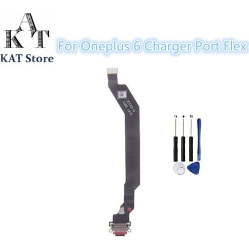 KAT For Oneplus 6 Dock Connector USB Charger Charging Port Flex Cable Quality Guarantee