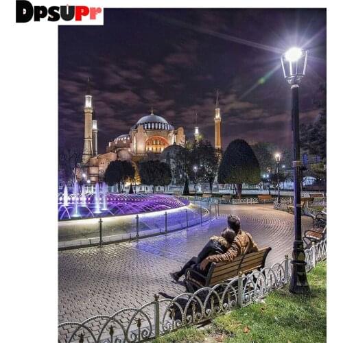 Dpsupr Full Square/Round Drill 5D DIY Diamond Painting "Lover" Diamond Embroidery Cross Stitch Decor Christmas Gift BH21