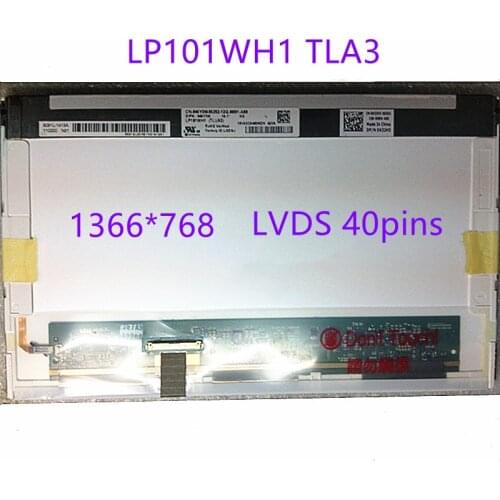 Laptop screen LP101WH1 TLA3 LP101WH1 TLB1 LP101WH1 TLA2 N101BGE-L21 LP101WH1 TLA1 N101BGE-L11 LTN101AT03 LP101WH1 TLP1 1366X768