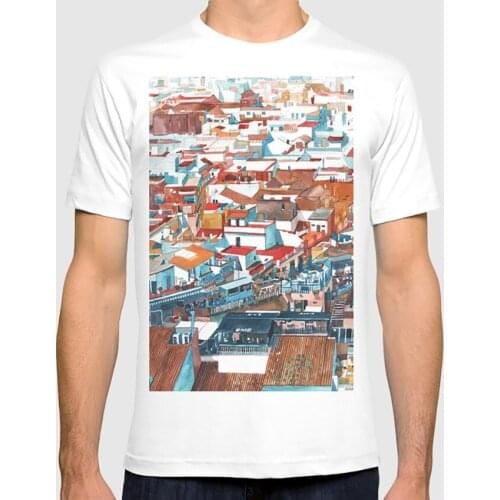 Sevilla Buildings Extended View T Shirt Art City Sevilla Spain Artwork