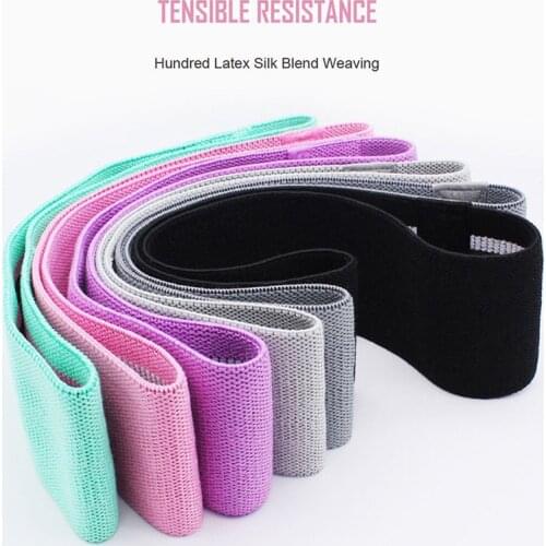 3-Pieces Resistance Bands Set Workout Fitness Hip Resistance Loop Expander Strength Elastic Band Yoga Gym Training Exercis Thigh