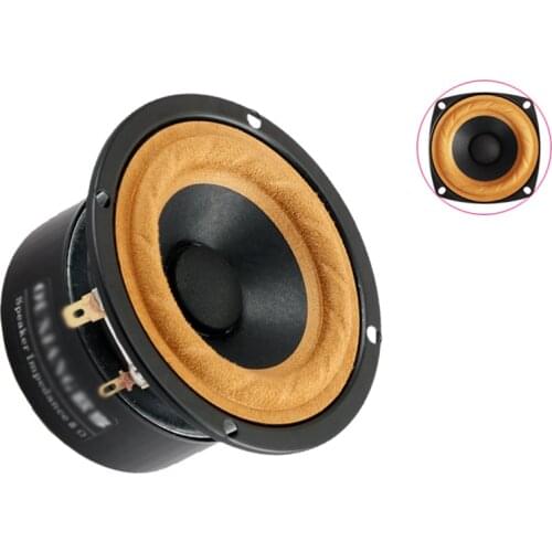 15W 3 Inches Round / Square Tweeter Speakers 4/8 Ohm HiFi Full-Range Speaker Cloth Edge for DIY Loudspeaker Box Audio Speaker