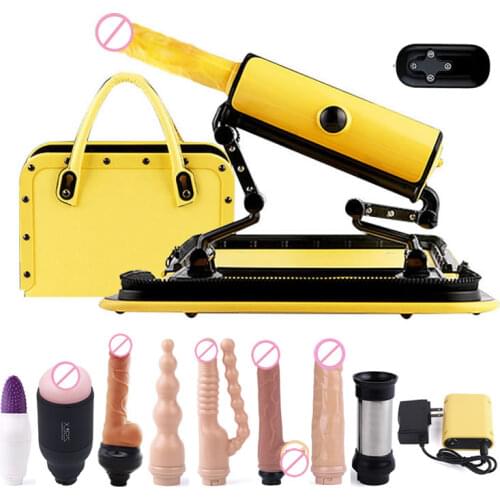 2020 New Portable Handbag Automatic Vibrators Remote Control Masturbation Toy Vibrator Pumping Love Gun Retractable Sex Machine