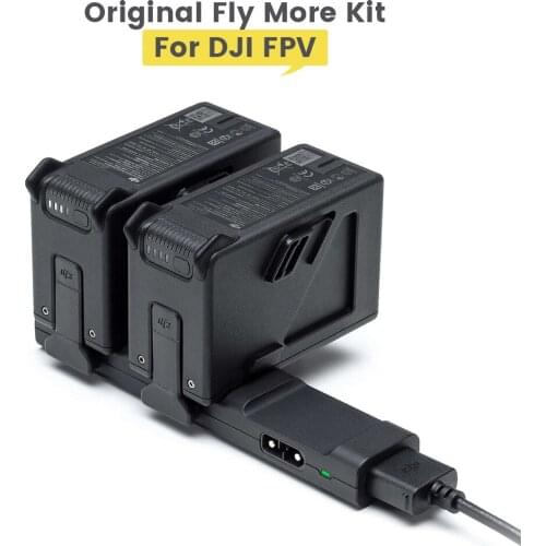 Original Fly More Kit Contains 2 Intelligent Flight Battery/Battery Manager Expanded 3 Charging Ports for DJI FPV Accessoies