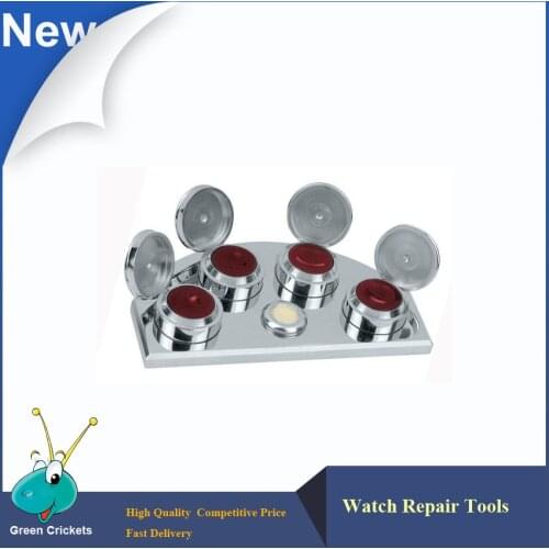 30180 Oil Cup Stand Watch Oiler Cup,Premium Watch Oil Dip Oiler Stand Polished Brass For Watchmaker and Watch Repair