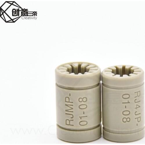 2pcs LM8UU 8 mm Linear Ball VS RJ4JP 01 08 Drylin RJ4JP-01-08 Plastic Bearing Bushing For Anet A8 Prusa i3 3D Printer
