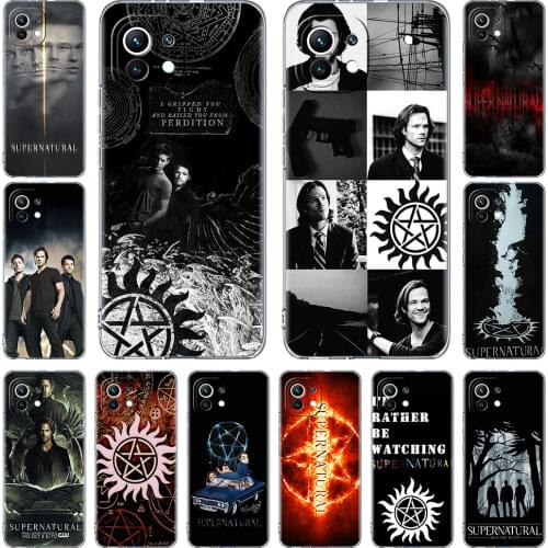 Clear Soft Case For Xiaomi Mi Poco X3 NFC 10T Pro 9T M3 11 Note 10 Lite F3 GT F1 Silicone Phone Cover Supernatural TV Show Funda