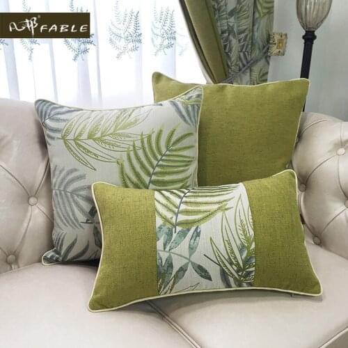 A tropical rainforest Pillow Cover Decorative Cotton and linen Pillow Case For Seat halloween free shipping