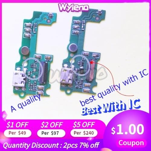 Wyieno For huawei honor 4c pro 4cpro TIT-L01 USB Dock Charging Charger Port Data Connect Connector With Microphone Flex Cable