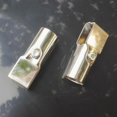 25MM 15*30MM stainless steel clamp fixing parts drying rack shelf two-way square pipe connector X4