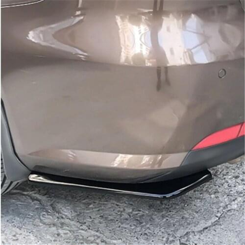 2Pcs Universal Car Rear Bumper Lip Diffuser Splitter Scratch Protector for Honda CRV Accord Odeysey Crosstour FIT Jazz City