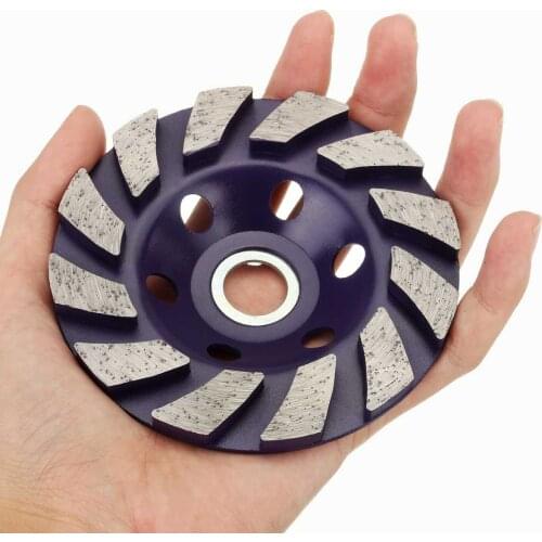 4" 100mm 1pcs Diamond Grinding Wheel Disc Bowl Shape Grinding Cup Concrete Granite Stone Ceramic Cutting Disc Piece Power Tools