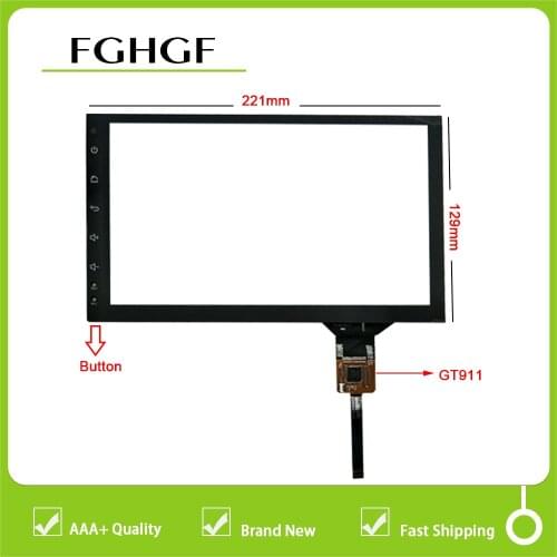 9" inch JTS-004-101 221*129 MM 6 pin 12 pin GT911 GT928 Touch Screen Panel Digitizer Glass Sensor For Car GPS Navigation