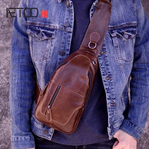AETOO Men's Black Bags