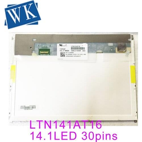 Free shipping 14.1" LCD LED screen for DELL E6410 notbook LP141WX5 TPP1 LTN141AT16 B141EW05 V.5 N141I6-D11 14.1LED 30pins