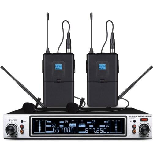 Wireless Karaoke Microphone Dynamic UHF Home Studio Recording For Computer Audio Professional DJ Speaker Conference 7000A
