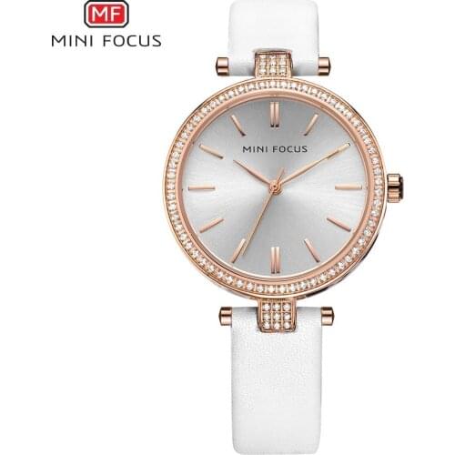 MINIFOCUS Quartz Womens Watches Brand Luxury Fashion Ladies Watch Women Waterproof Rose Gold Lady Watch For Woman Wristwatches