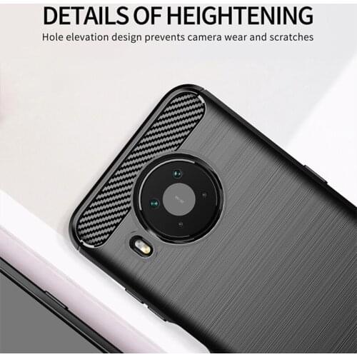 For Cover Nokia X10 Case For Nokia X10 Capas Carbon Fiber Shockproof Soft TPU Bumper Phone Case For Nokia G10 G20 X20 X10 Fundas