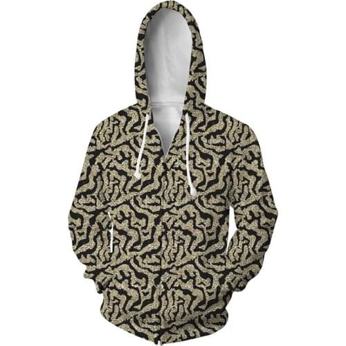 Tiger King Joe Exotic Hoodie Sweatshirts Cosplay Costume 3D Printing Hood Hoodie Zipper Up Jacket Coat Top