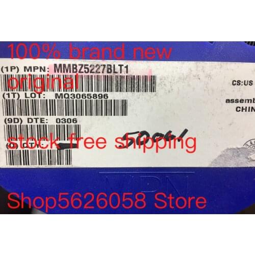 MMBZ5227BLT1 SOT23 100% new original freeshipping STOCK 50PCS-3000PCS/LOT