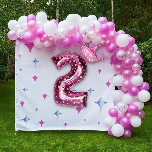 Used For Birthday Party Anniversary Celebration 123 Number Decor Wedding Venue Decoration Figures Inflatable Folding Storage