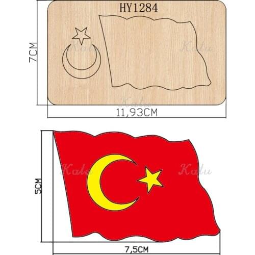 National flag cutting dies 2019 new die cut &wooden dies Suitable for common die cutting machines on the market