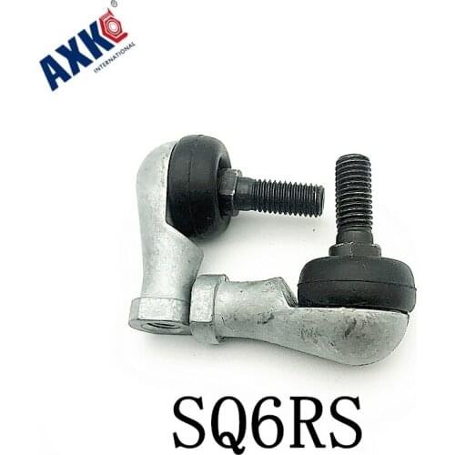 Axk 4 Pcs Free Sq6rs Sq6 Rs 6mm Ball Joint Rod End Right Hand Tie Rod Ends Bearing Sq6rs