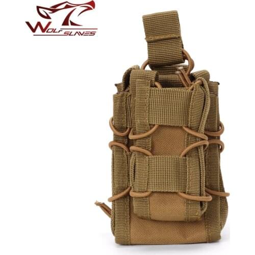 EMERSON Tactical Modular Rifle Pistol Magazine Pouch MOLLE Military Air-soft Ammo Pocket Mag Carrier Case Hunting Bag