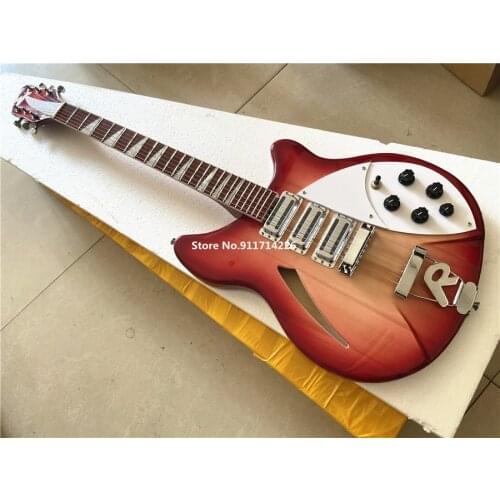 High quality Ricken 360/6 string electric guitar cherry red can be customized free shipping