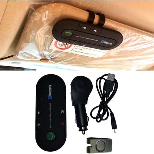 1 Set Car Bluetooth Speaker phone Bluetooth Phone Hands Free Portable Wireless Bluetooth Visor On-board