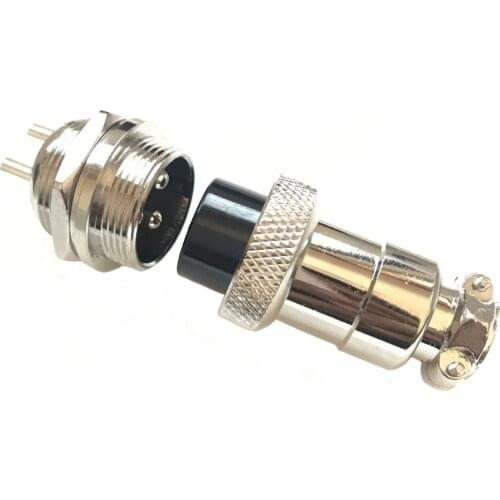 1set GX20 2/3/4/5/6/7/8 Pin Male + Female 20mm L94-100Y Circular Wire Panel Aviation Connector Socket Plug with Cap Lid 1set G